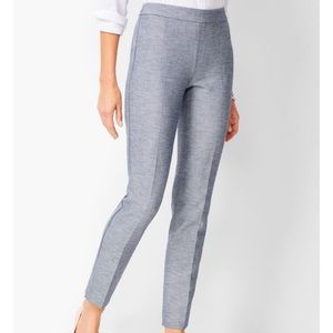 Talbots Chatham fit pants light grey